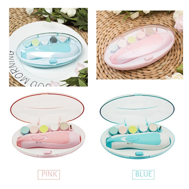 Electric Nail Clipper Baby Nail Trimmer Safe Cutter Manicure Pedicure Clipper Cutter Scissors Kids Infant Nail Care 1