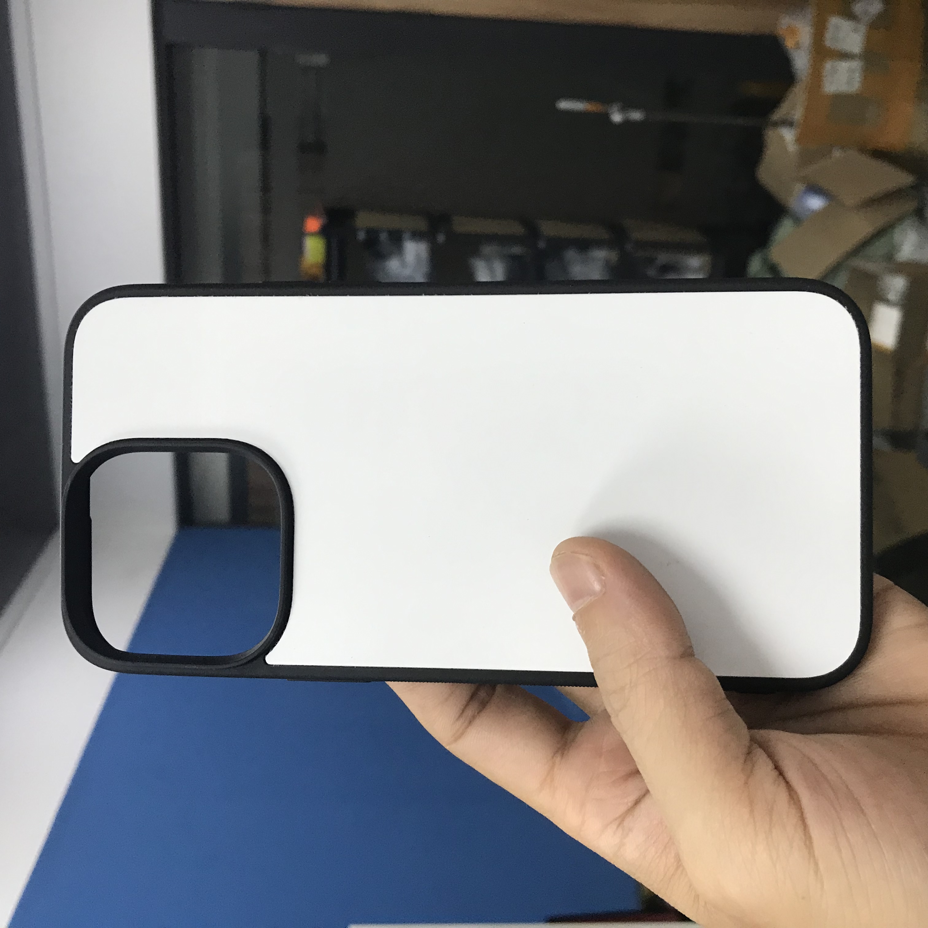 10 stuk Sublimatie Telefoon case Cover voor iphone 16 16 pro max 15 14 13 12 Blank Afdrukbare Warmtepers Zacht Rubber + Hard PC