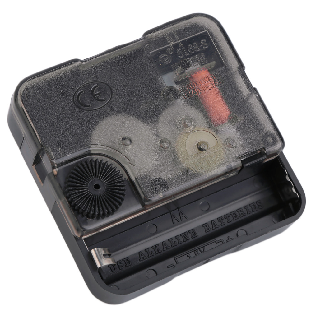 Quartz Klok Uurwerk Kit - 12mm As - Stille Uurwerk - met Wijzers