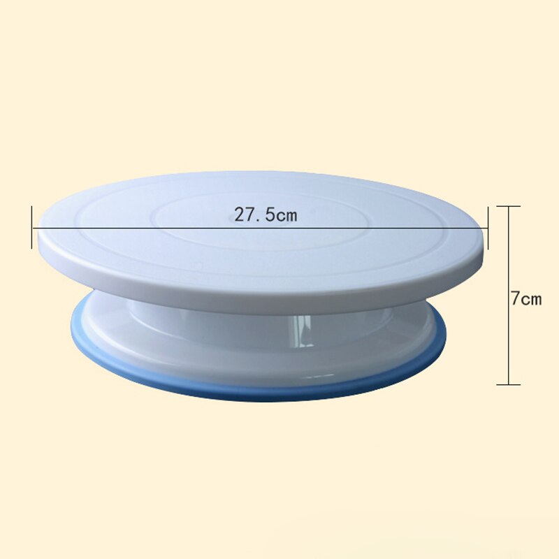 1pc DIY Cake Rack Baking Tool Plastic Cake Mounting Table Portable Stable Cake Tray DIY Mounting Rotating Stand Cake Tools