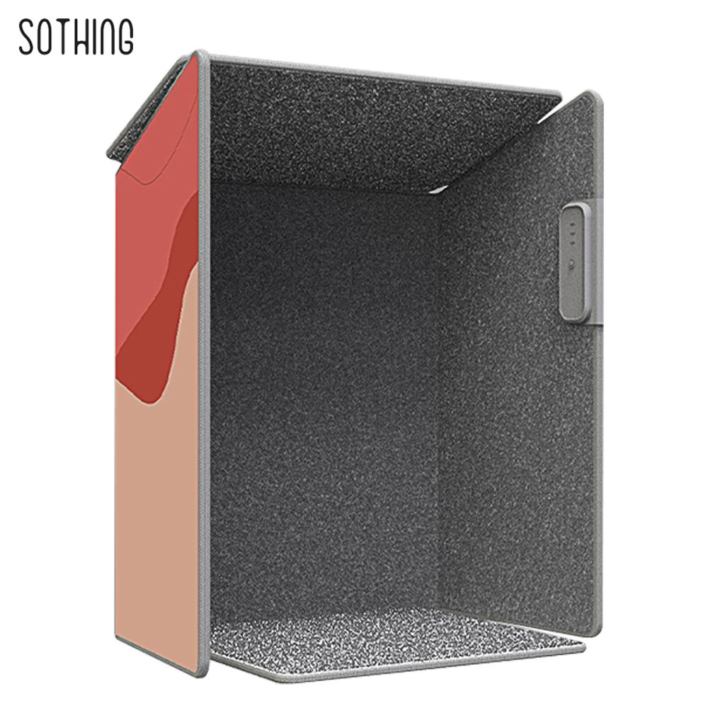 Sothing Electric Foot Warmer Adjustable Thermostat Folding Flat Space Heater Office Under Desk Feet Warmer Silence Operation