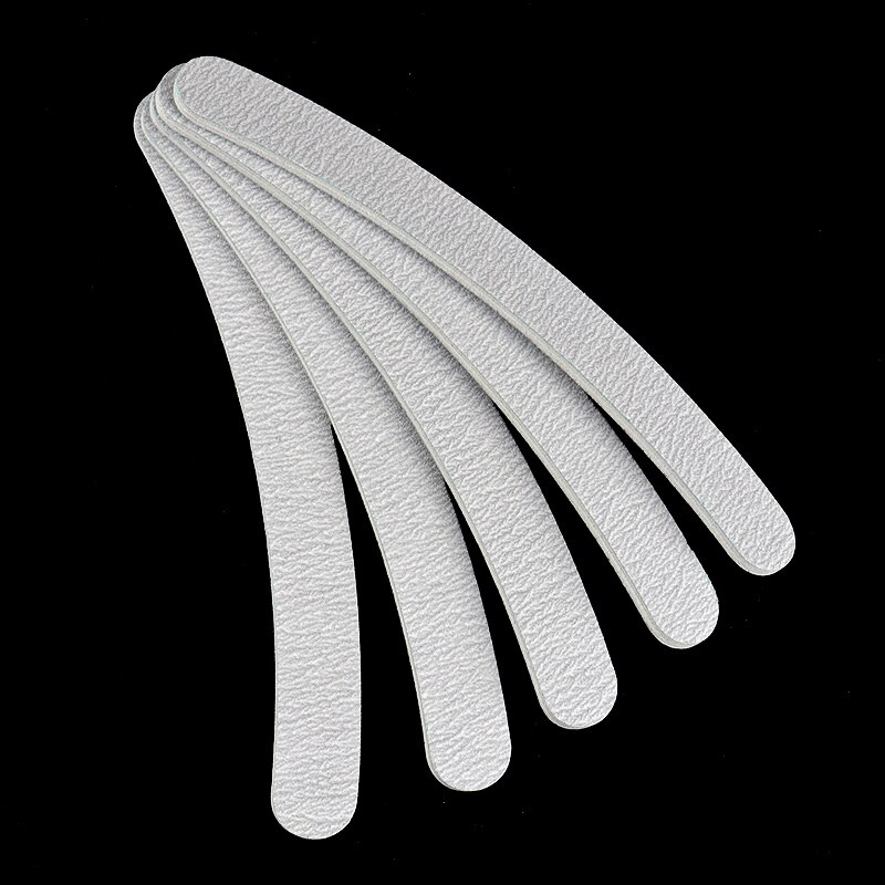 Wakefulness 5 stuks schuurpapier nagelvijl limoen 100/180 schuurbufferblokken set grijze nagelvijlen voor uv-gellak manicure tool: 04 5 stuks