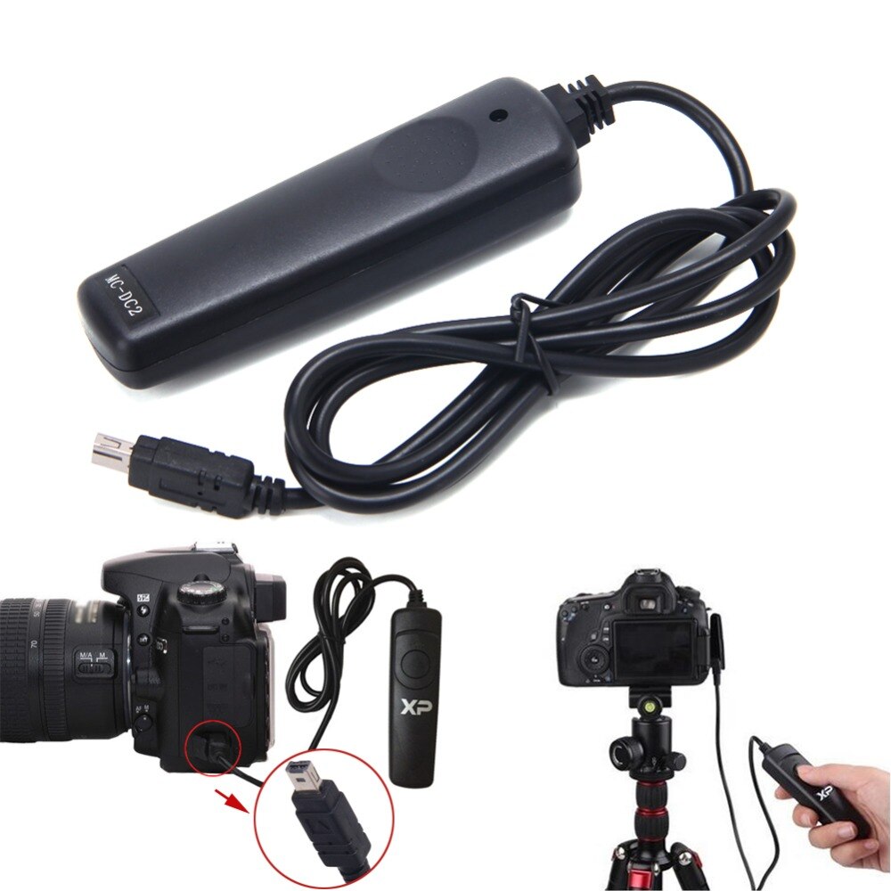 OOTDTY-Disparador remoto con cable para Nikon, Disparador remoto con cable para Nikon D3100, D7100, D3200, D5100, D5200, D600