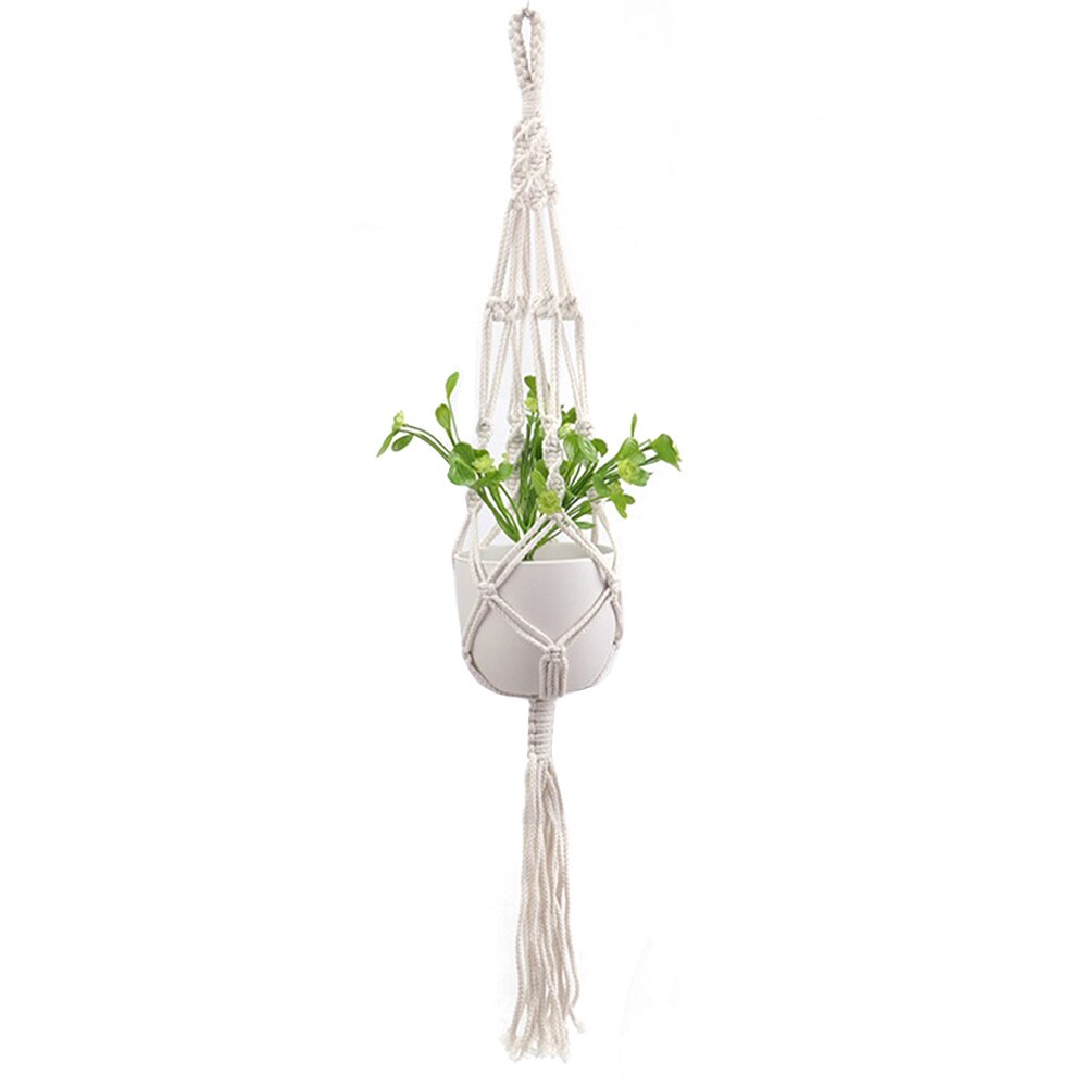 Katoen Gevlochten Hanger Pot Horticultural Vergroe... Grandado