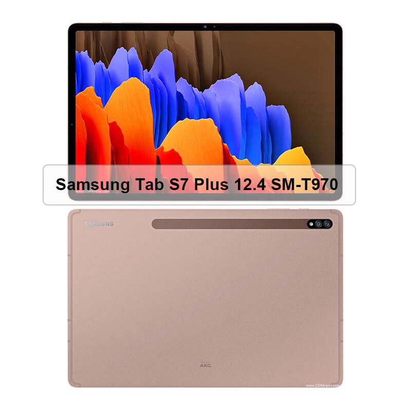 Papir touch film til samsung tab  s3 s4 s5e s6 lite  s7 plus 9.7 10.4 10.5 11 t720 p610 t820 t830 t860 t870 t970 skærmbeskytter: Fane  s7 plus  t970