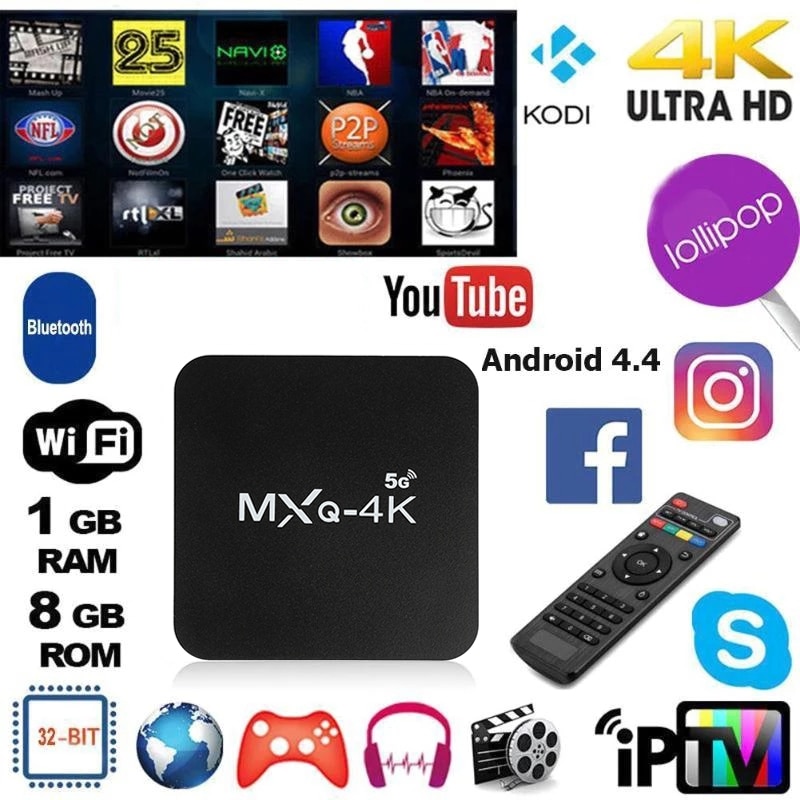 Tv Box 5G Netwerk Set-Top Box High Definition Speler Smart Tv Box Wifi Media Player Set top Box Android Smart Tv Box
