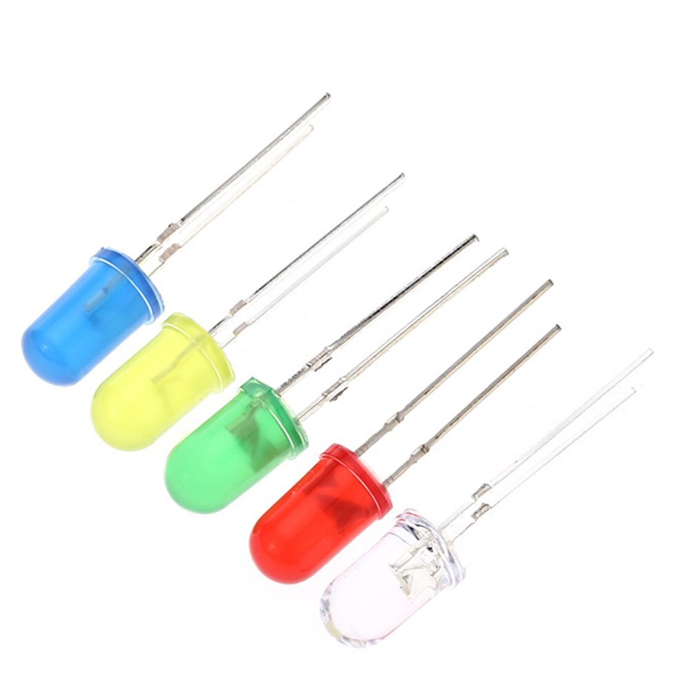 3Mm Diffuus Led Diode Assortiment Kit Diverse Kleur Leds En Weerstanden 300Pcs Licht Emiting Diode Indicator Verlichting