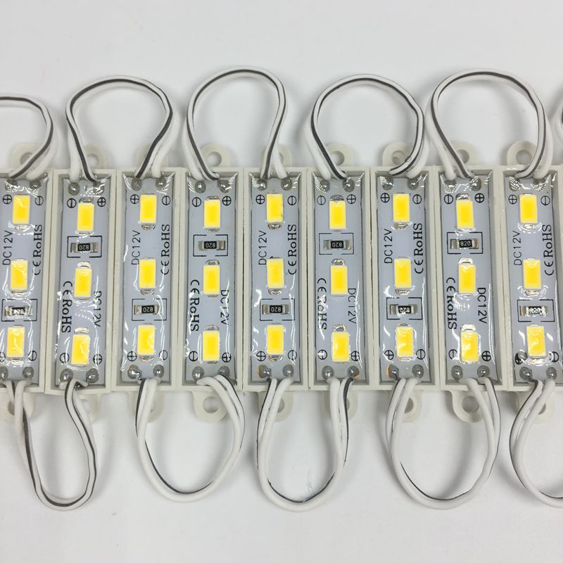 20PCS 5730 3 LED Module lighting for sign DC12V Waterproof superbright smd led modules Cool white / Warm white/Blue/Red color