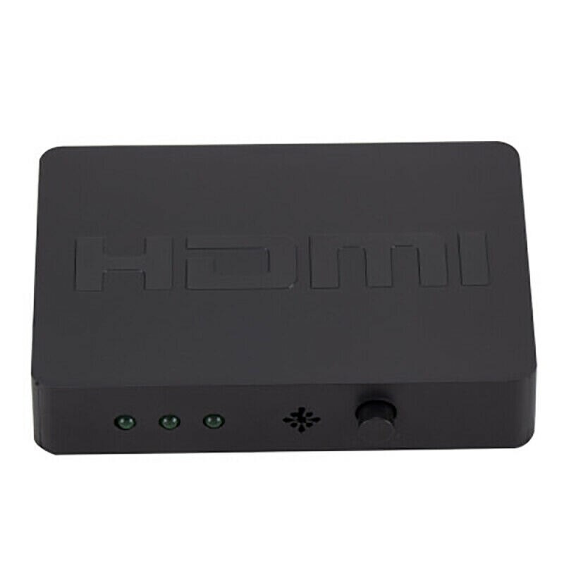 Hdmi Splitter 3 Port O Hdmi Schakelaar 3 In 1 Out 1080P Hd Met Afstandsbediening Voor 360 PS3 hdtv Projector: Default Title