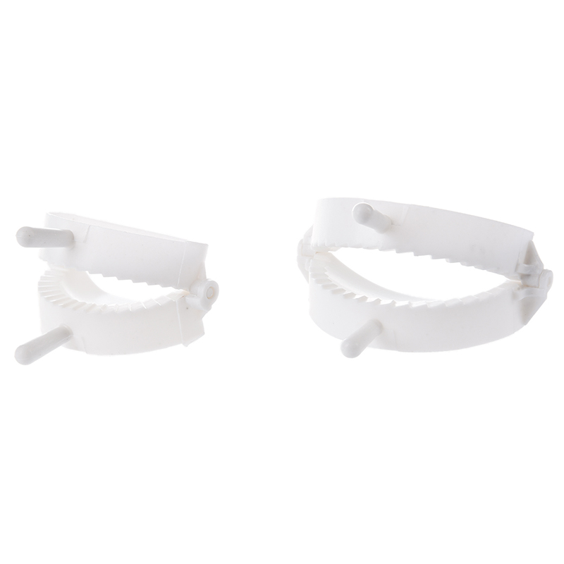 2 Pcs White Plastic Meat Pie Dumpling Mould Pastry Press Makers