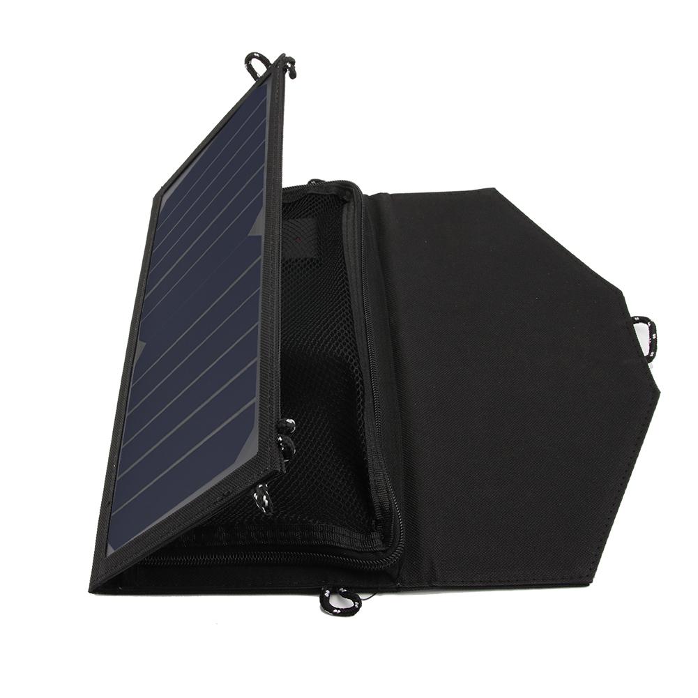 14W Outdoor Sun-power Solar Folding Charger Pack 5v Portable Fast Charging