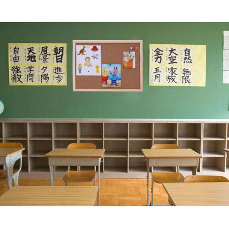 40x60cm Cork Board Drawing Board Pine Wood Frame White Boards Home Office Decorative