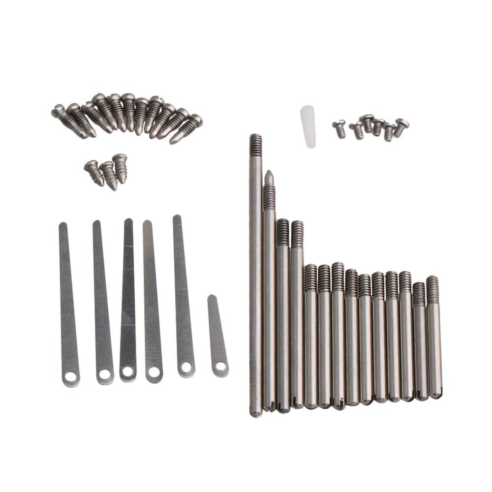 Kit de herramientas de reparación de clarinetes, piezas de mantenimiento, Kit de tornillos, hoja de resorte, accesorio para instrumentos de viento en madera, bricolaje
