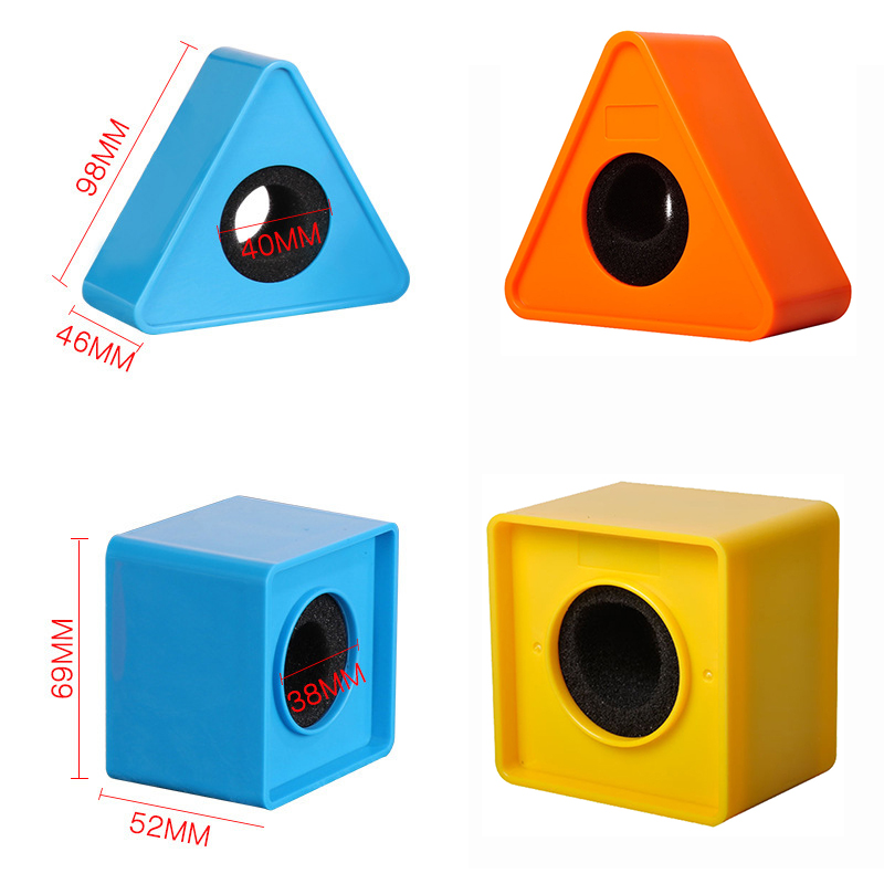 1 szt. Czerwony/czarny/żółty/biały/niebieski ABS KTV mikrofon mikrofon Logo flaga stacja w kształcie kwadratu wywiad 38mm