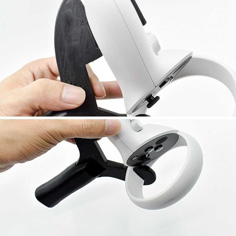 Table Tennis Paddle Grip Handle For Oculus Quest 2 Accessories Contact Controllers Table Tennis VR Game