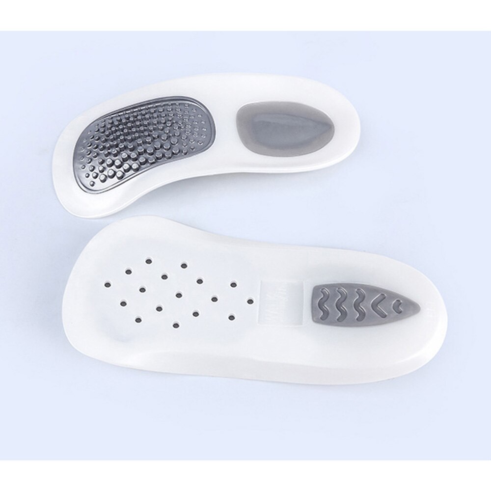 Flat Foot Orthopedic Insoles 4 Replaceable Insoles 3-Point Arch Support Insoles Shock-Absorbing Foot Massager Relieve Foot Pain