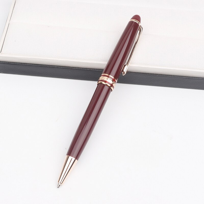 Luksus mon sort harpiks kuglepen business blance rullekuglepenne bedste mb fyldepenne til skrivning: Rosenkuglepen
