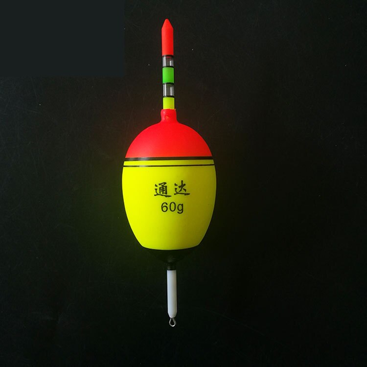Set van 10 lichtgevende visdobbers, boia led-lichtstaaf, nachtfoambuisboei, gloeiende dobberboei-indicator 10g- 80g nachtdobberset