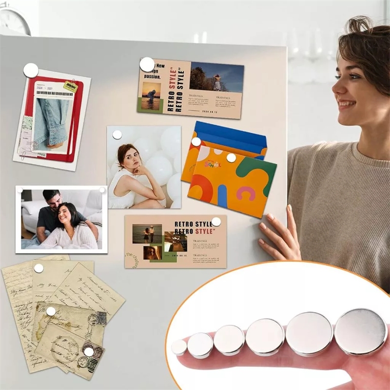 50pcs Round Fridge Magnets- Disc Magnets for DIY, Crafts, Science Projects 3x1 3x2 5x1 5x2 8x1 8x2