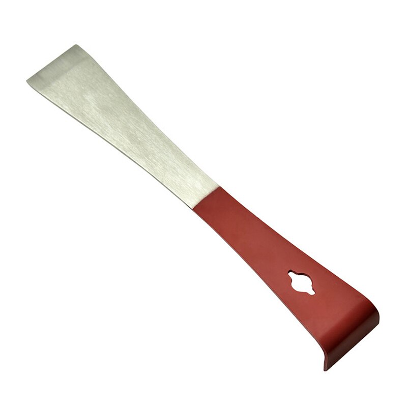 Red Beekeeping Stainless Steel J Shape J-type Curved Tail Bee Hive Hook Scraper Tool