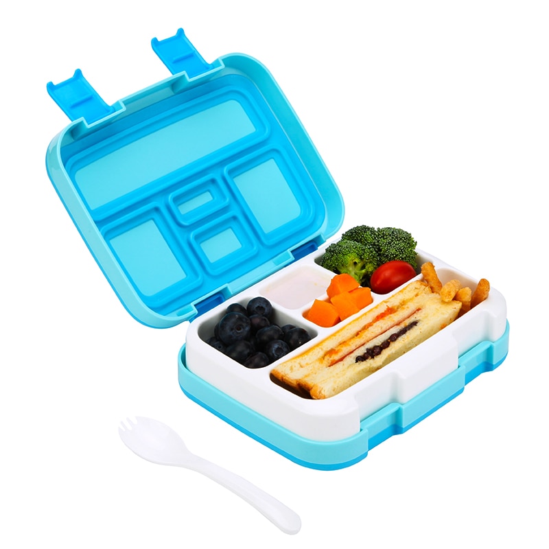 2 or 1 Pcs Lunch Box For Kids Food Containers Microwavable Bento Snack Box Cartoon School Waterproof Storage Box