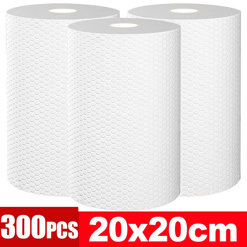 Trapos desechables de cocina, paños de limpieza reutilizables no tejidos, toallas de lavado para el hogar, paños de cocina, toallitas de trapo, herramientas limpiadoras de tela: orange