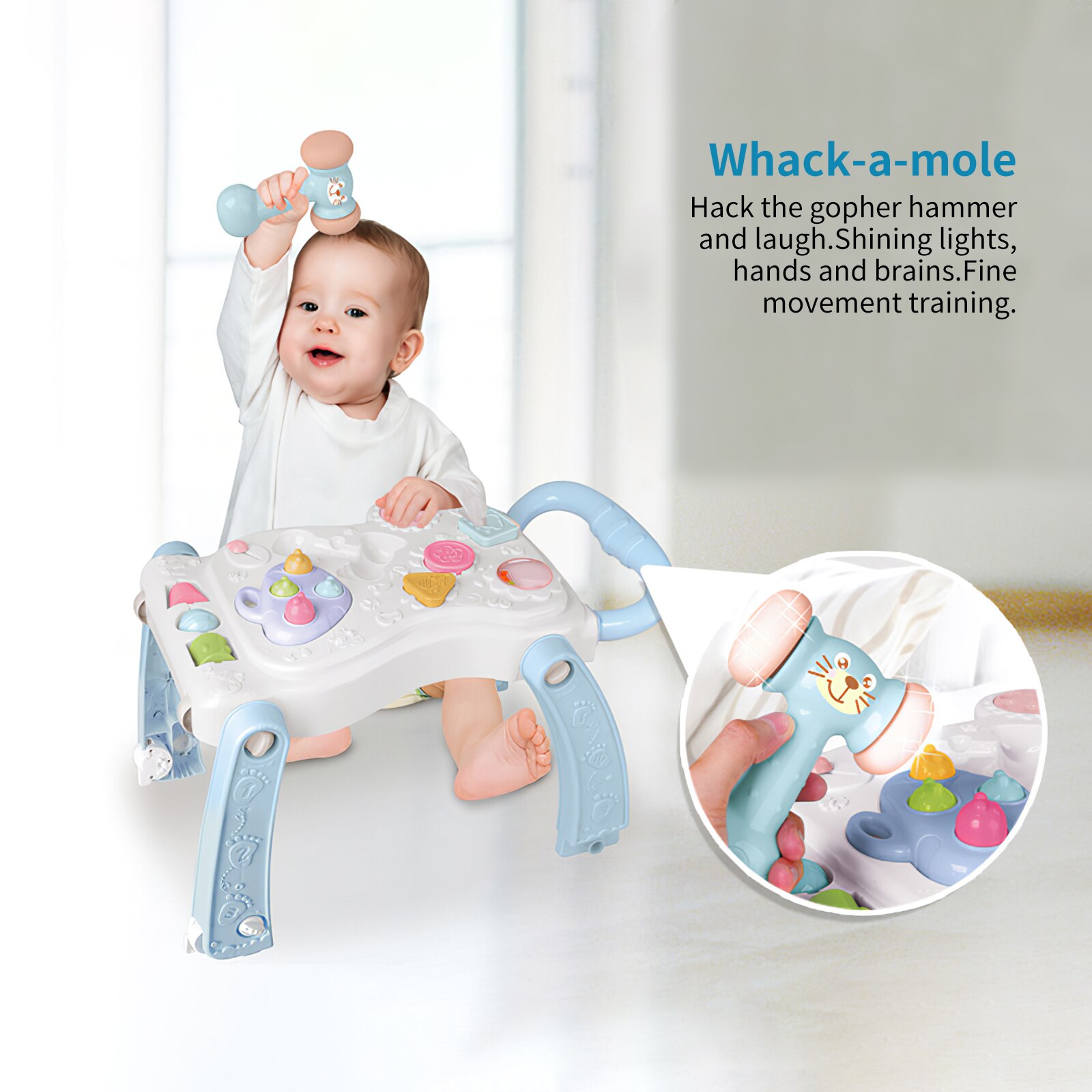 Infant Toddler Stroller Baby Learning To Walk Walker Multifunctional 6-9-18 Months One-Year-Old Boy And Girl