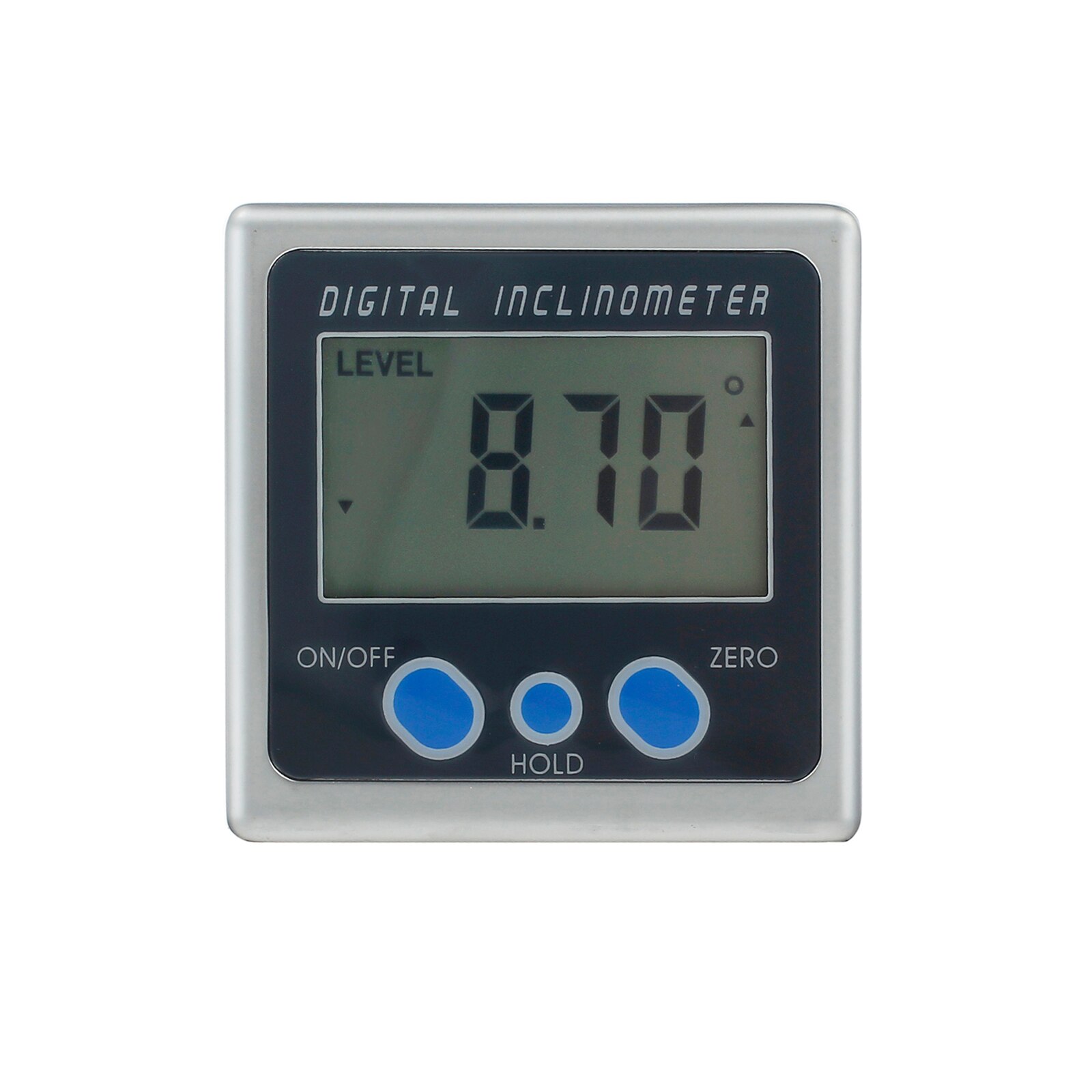 Neoteck IP54 0-360 Degree Digital Angle Gauge Protractor Inclinometer Mini Bevel Box Magnets 0.05 Degree ± 0.2 Degree Accuracy