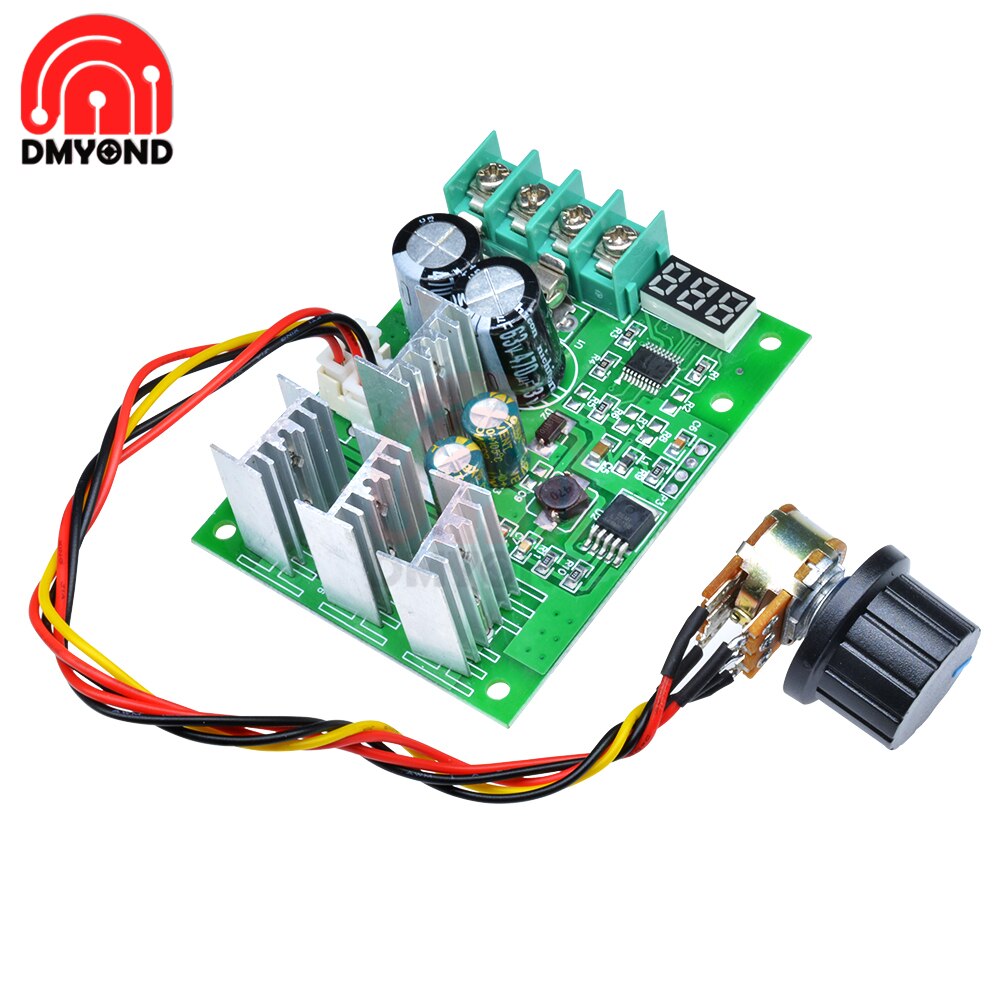 30A DC 6-60V Digital LED Display Motor Speed Controller