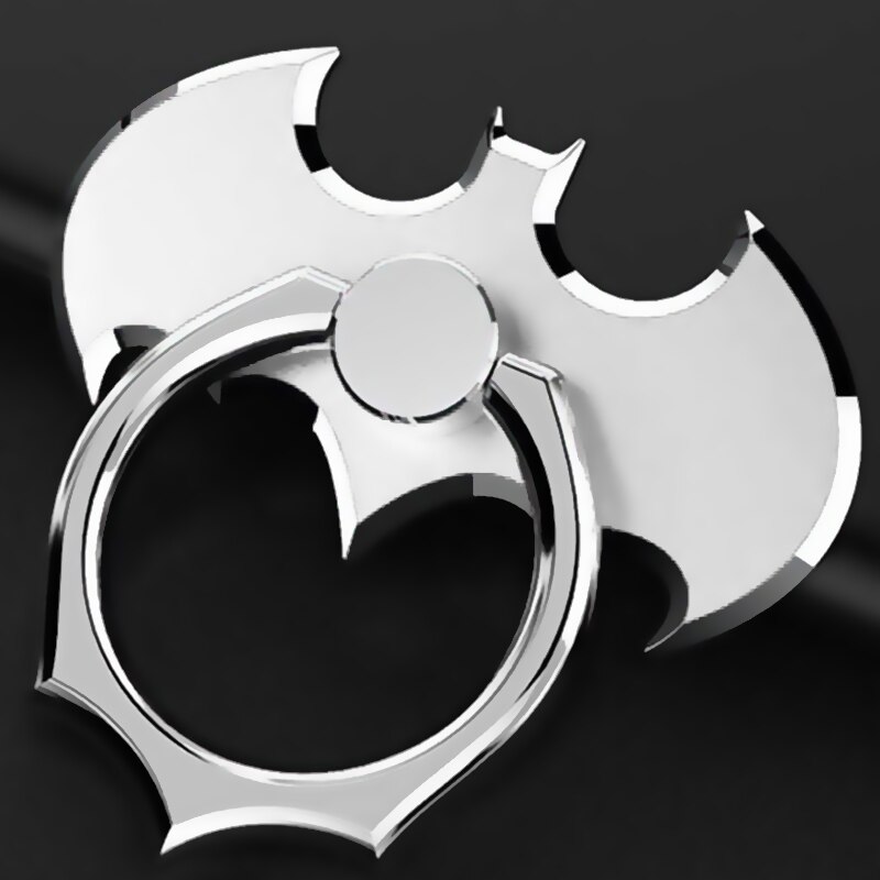 Bat – support de téléphone portable rotatif à 360 degrés avec anneau de doigt, pour iPhone XS 6 8 et Xiaomi MI8: Slive