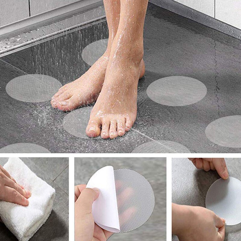 Antislip Badkamer Ronde Antislip Diameter Stickers Zelfklevende 10 Sticker Cm Douche Transparant Badmat antislip