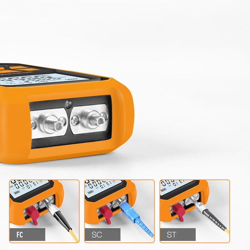 4 in 1 Optical Power Meter Visual Fault Locator 5Km Light Pen LED Lighting OPM Network Fiber Optic Cable Tester Tools