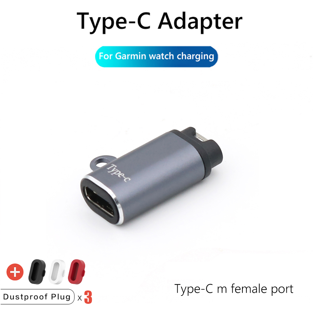 Oplaadkabel Adapter Voor Garmin Fenix 7 6 5 7x6x Vivoactive 3 Forerunner 955 935 745 255 Oplader Plug Type C/Micro USB/8 Pin: Beige