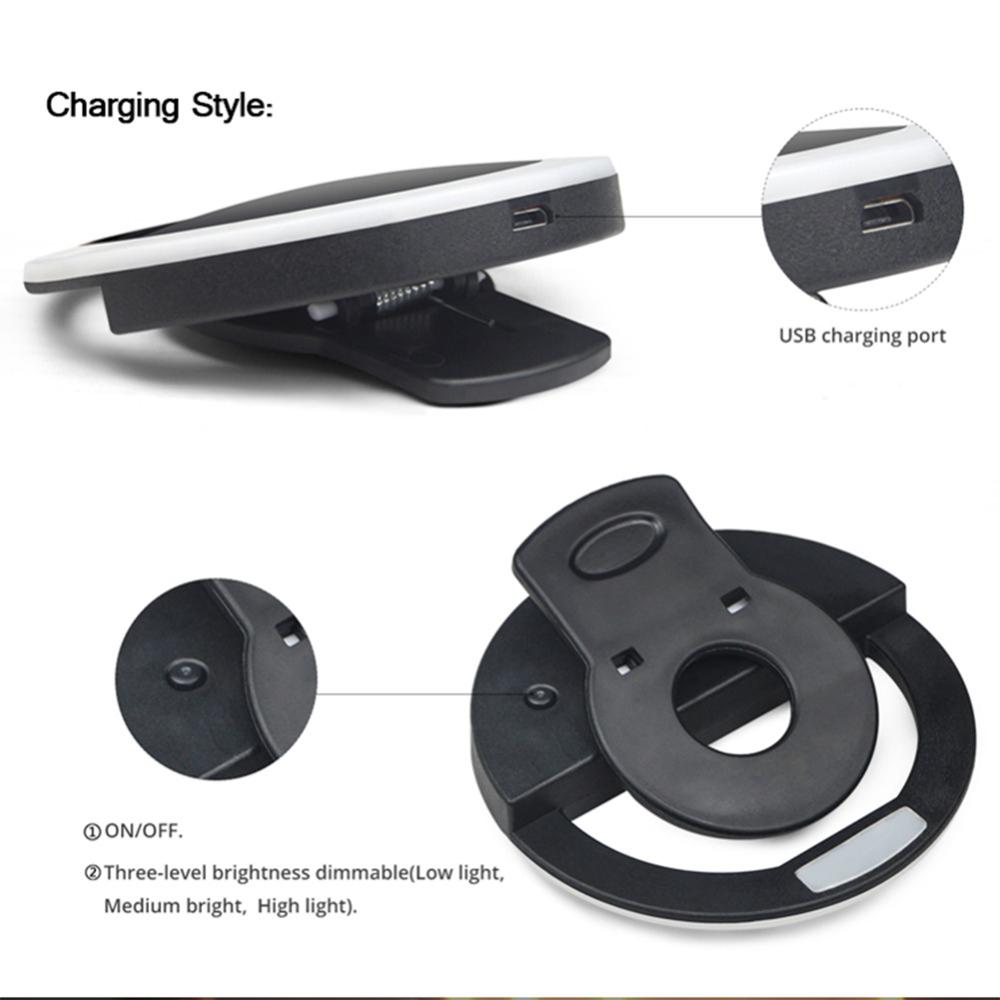 USB charge LED Selfie Ring Light 3000-5000K for Iphone Supplementary Lighting Selfie Enhancing Fill Light For Phones