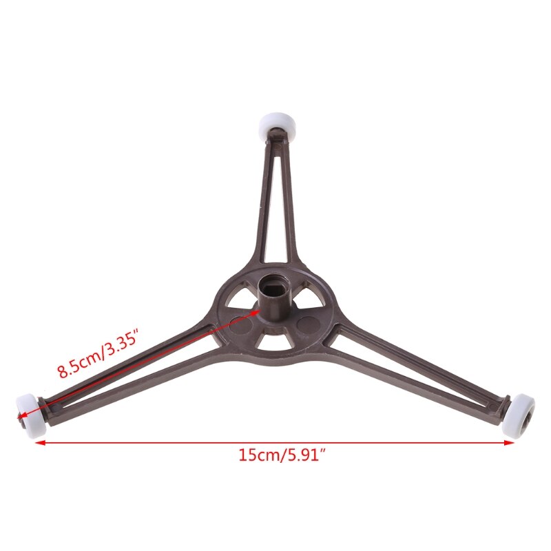 Microwave Oven Triangle Shaped Tray For Microwave Parts 24.5cm Flat Glass Plate