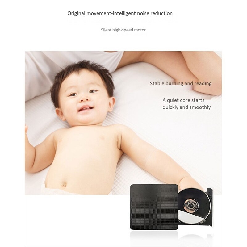 External CD DVD Drive USB 3.0 DVD Player CD Optical Drive for Laptop Mac PC Desktop Window 10 8 7 XP