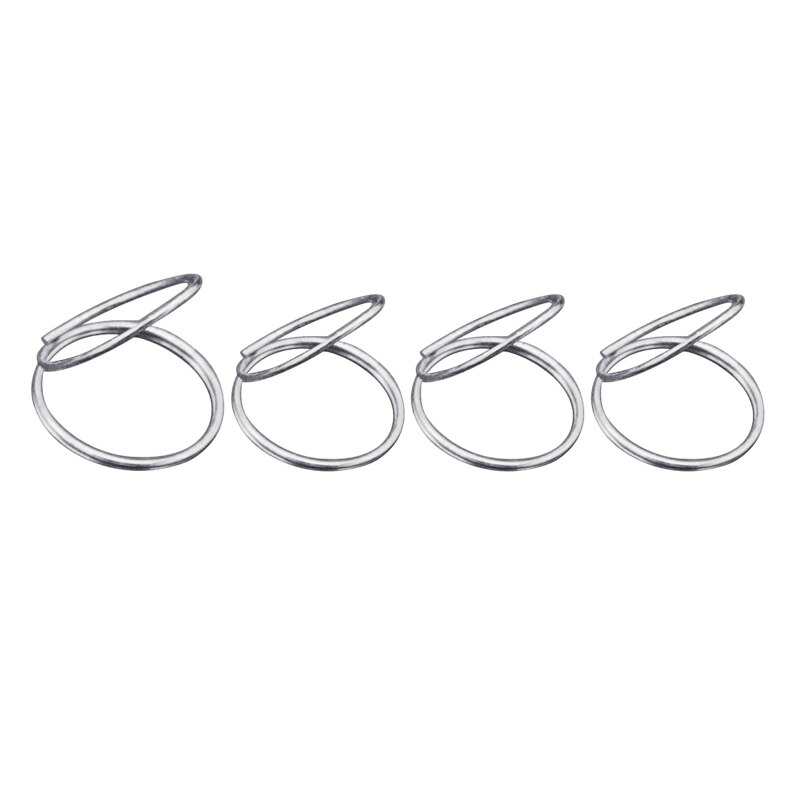 Wire Style Metal Picks Open Banjo Ukulele Guitar Beginner Playing Parts: silver