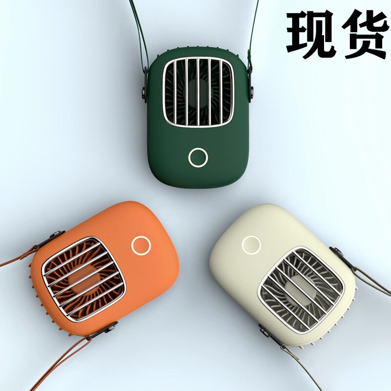 Product Usb Mini Handheld Cooling Opknoping Hals Kleine Ventilator Luie Sport Draagbare Ventilator
