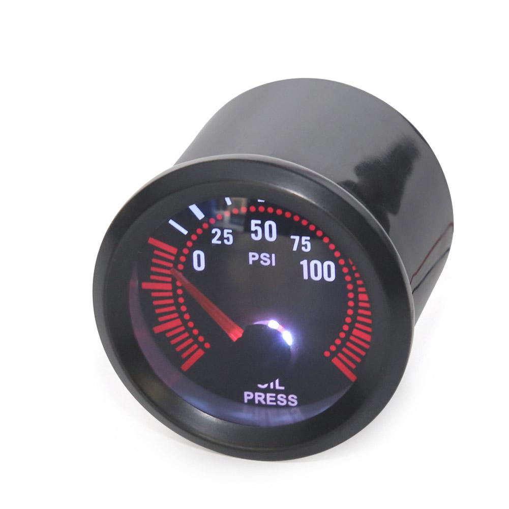 Himiss 2 "52Mm Smoke Lens Turbodrukmeter Bar/Water Temp/Olie Temp/Olie Druk/voltmeter/Toerenteller Auto Gauge