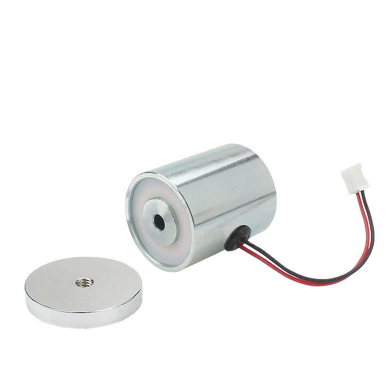 Electroimán no magnético energizado 25/29 DC12V bobina de solenoide pequeña fuerza magnética electroimán de elevación de 7kg