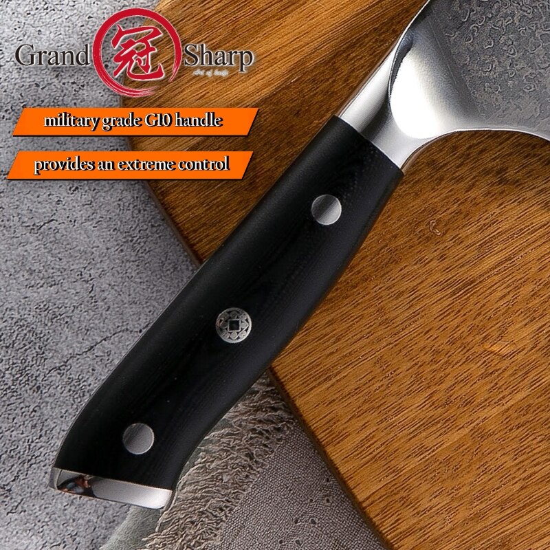 Damascus Kitchen Knife vg10 Japanese Damascus Stainless Steel Chef Cleaver Paring Boning Knives Best Family Christmas