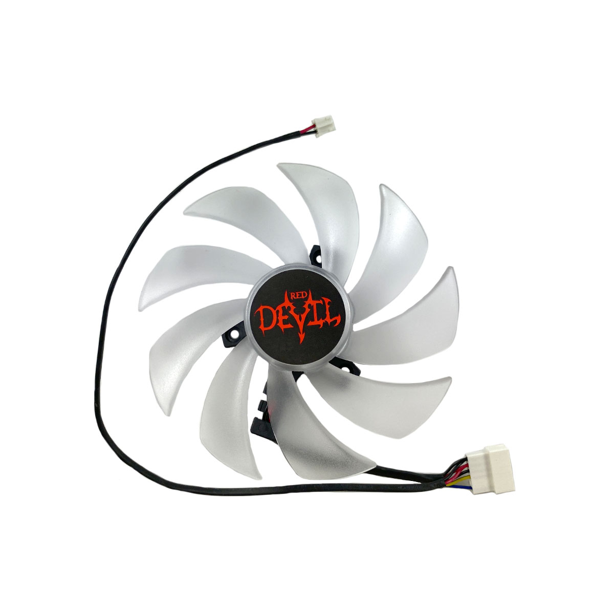 For POWERCOLOR Radeon RX6600 6600XT 6650XT Hellhound Graphics Card Replacement Fan FD10015H12D