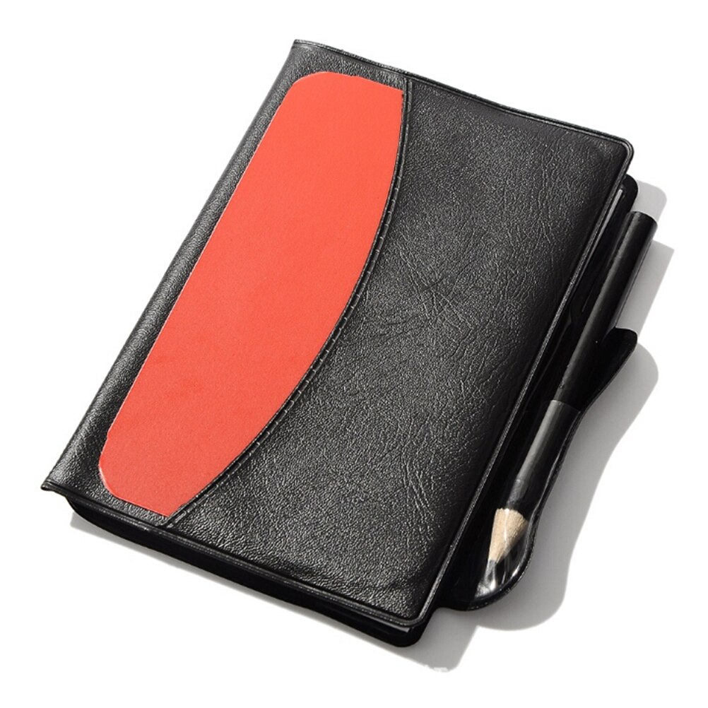 1SET di Calcio Arbitro di Pena di Carte di Giudicare Rosso Giallo di Calcio Del Raccoglitore Matita Notebook Forniture di Calcio