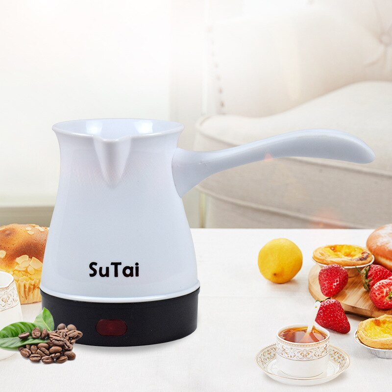 Automatic Stainless Steel Coffee Maker Portable Electrical Coffe Pot Boiled Milk Mini Cafetera Machine Brew Tea