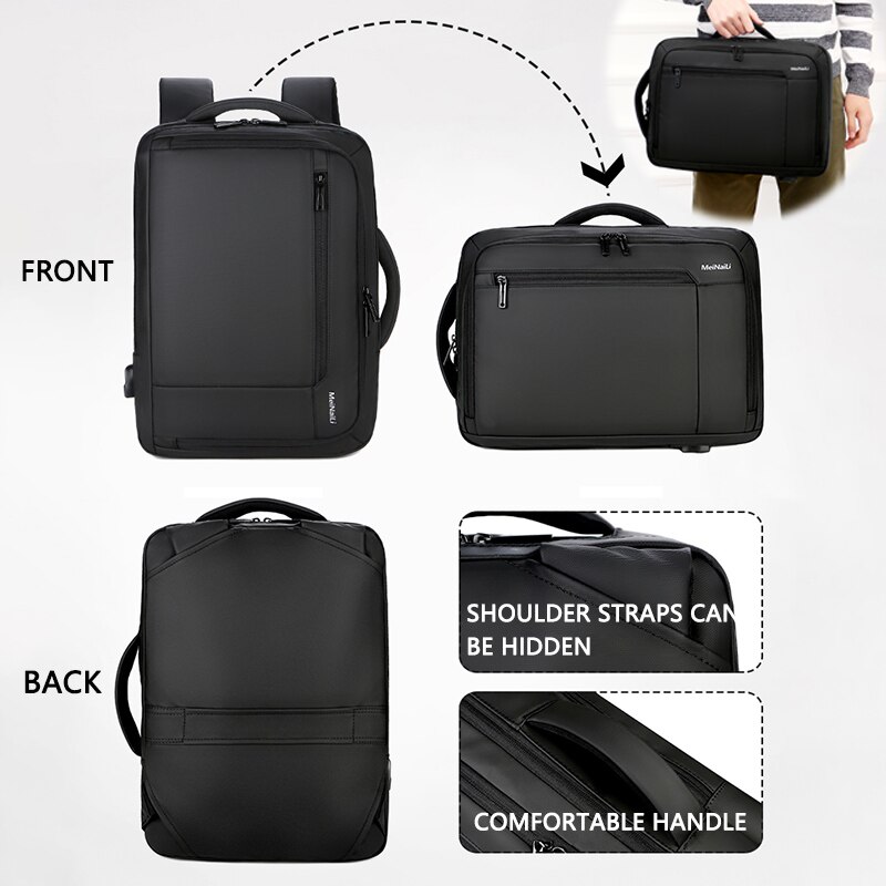 Laptop Rugzak - 15.6" inch - USB Opladen - Waterdicht - Anti-diefstal - Zakelijk Reizen