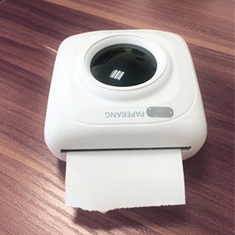 Mini Thermische Printer Draadloos 57*30Mm Gevoelige Sticker Printen Papier Met 3Rolls 5M Verkeerde Topic zelfklevend Papier