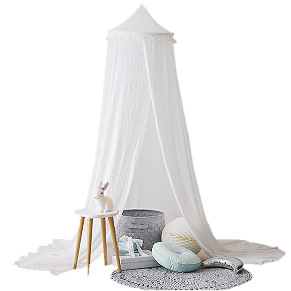 Lace Baby Mosquito Net Baby Game Room Decorated Baby Crib Dome Hanging Mosquito Net: Default Title