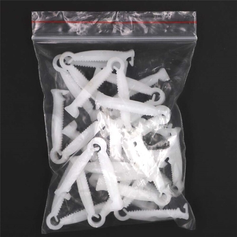 Pinces à cordon ombilical jetables, 100 pièces, Clips hémostatiques jetables pour animaux de ferme, équipement pour le bétail du porc