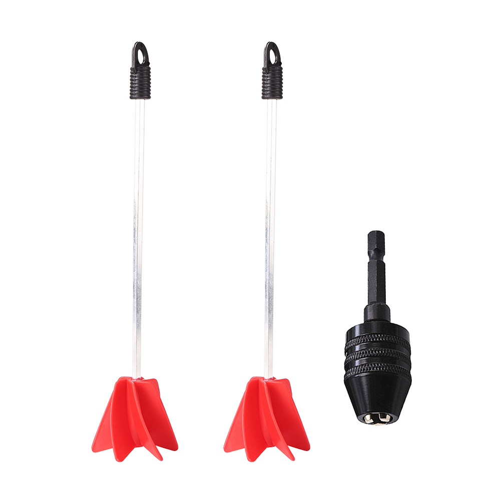 Epoxy Mixing Stick Draagbare Bouw Tools Stopverf Cement Verf Mixer Bevestiging Met Boorkop Voor Mixes Epoxyhars Latex