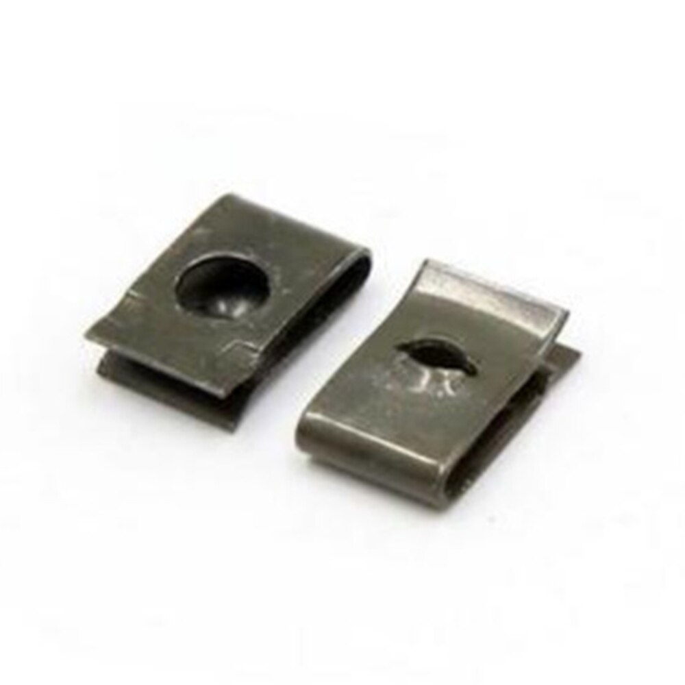 Accessory Clip Parts 50pcs Fastener U-Nuts Self Tapping Screw Spire Spring Plate